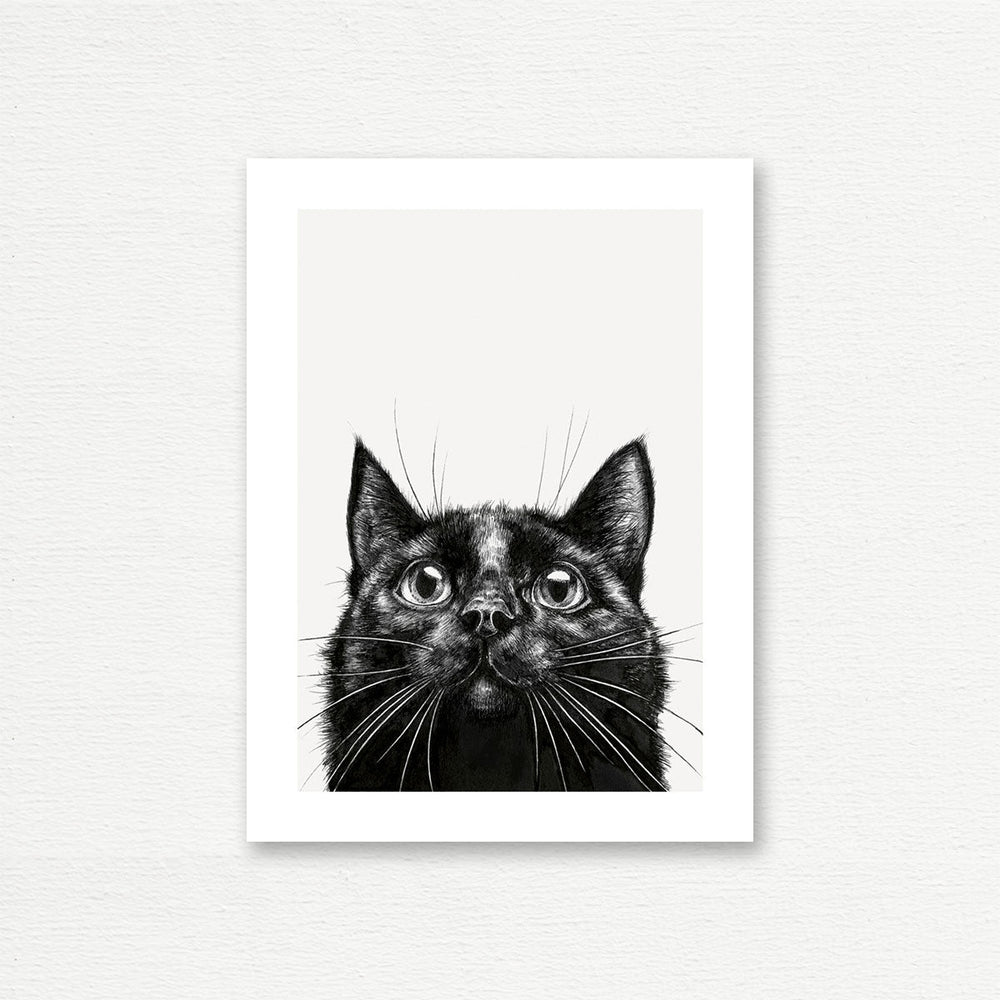 EVERYDAY CARD <br> INK & SHADOW <br> Black Cat