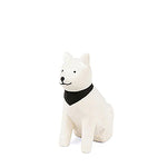 Polepole Handcrafted  Wooden Animals: Akita Dog