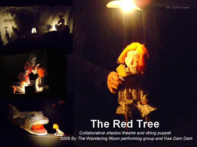 The Red Tree shadow puppet performance by Wandering Moon