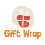 Add-on Gift Wrap option, illustrated by Moof