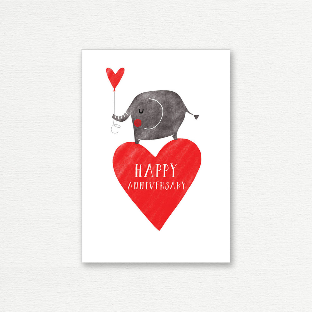 ANNIVERSARY CARD <br> Happy Anniversary Elephant