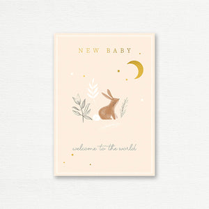 NEW BABY CARD <br> Welcome to the World