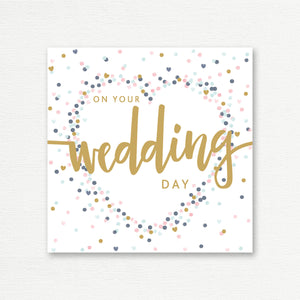 WEDDING CARD <br> LARGE <br> On Your Wedding Day!