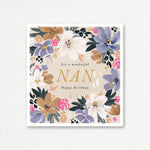 BIRTHDAY CARD <br> For A Wonderful Nan Floral