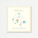 NEW BABY CARD <br> Baby Boy Welcome to the World Little One!