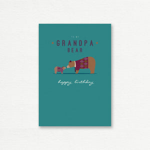 BIRTHDAY CARD <br> To My Grandpa Bear Happy Birthday