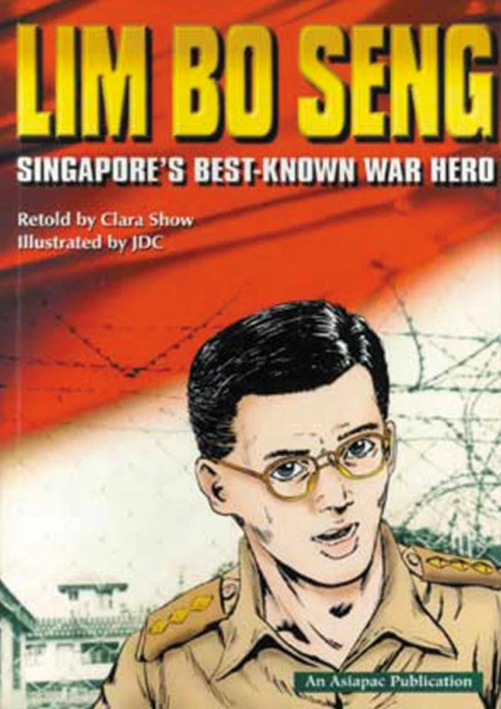 Cover for graphic novel 'Lim Bo Seng: Singapore's Best-Known War Hero' by Clara Show and JDC