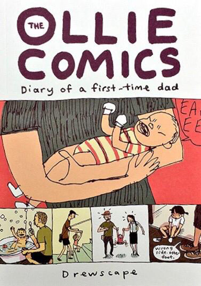 Cover of graphic novel 'The Ollie Comics: Diary of a First Time Dad' by Drewscape
