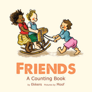 Cover of picture book 'Friends: A Counting Book' by Ekkers and Moof