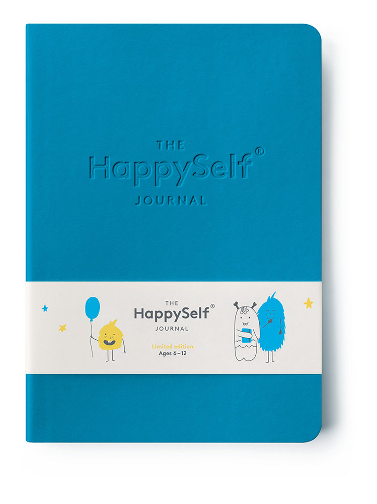 The HappySelf Junior Journal (6 -12 yo) - Azure Blue