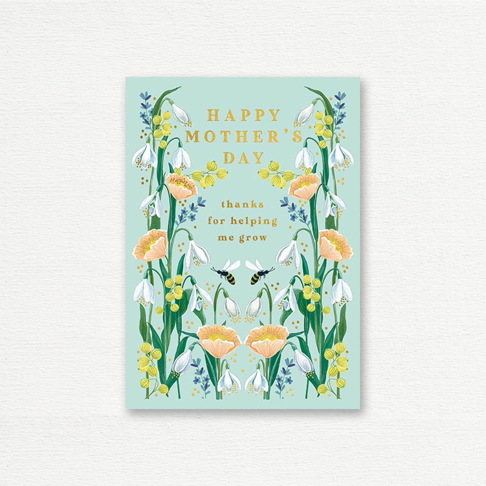 MOTHER'S DAY CARD <br> Thanks For Helping Me Grow