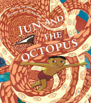 Cover of picture book 'Jun and the Octopus' by Ekkers and Lim An-ling