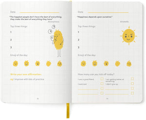 The HappySelf Junior Journal (6 -12 yo) - Yellow