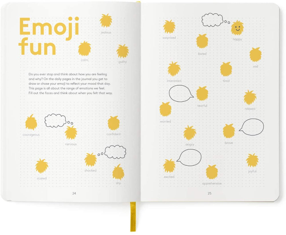 The HappySelf Junior Journal (6 -12 yo) - Yellow