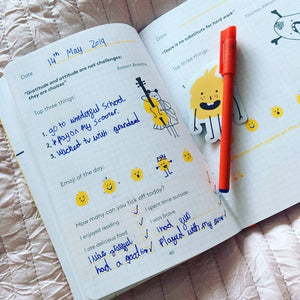 The HappySelf Junior Journal (6 -12 yo) - Yellow