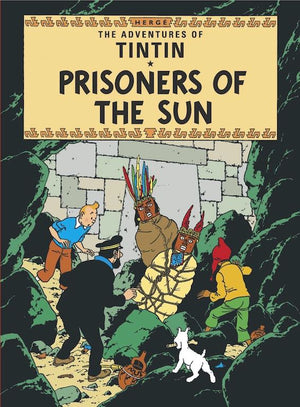 Cover of graphic novel 'The Adventures of Tintin: Prisoners of the Sun' by Hergé