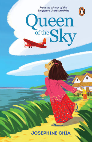 Cover for middle grade book 'Queen of the Sky' by Josephine Chia