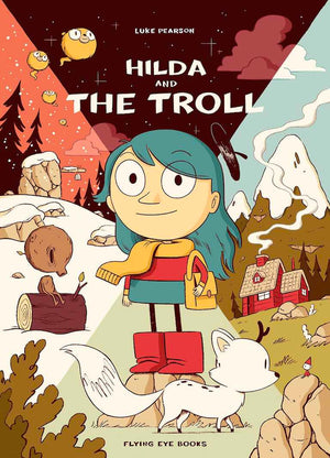 Cover of graphic novel 'Hilda and the Troll' by Luke Pearson