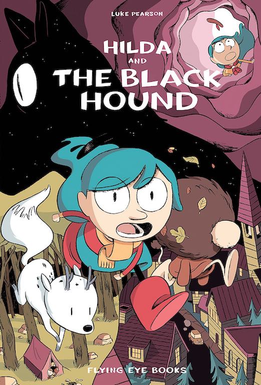 Cover of graphic novel 'Hilda and the Black Hound' by Luke Pearson