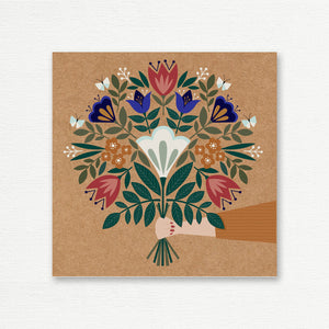 EVERYDAY CARD <br> Meadow Blue Flowers
