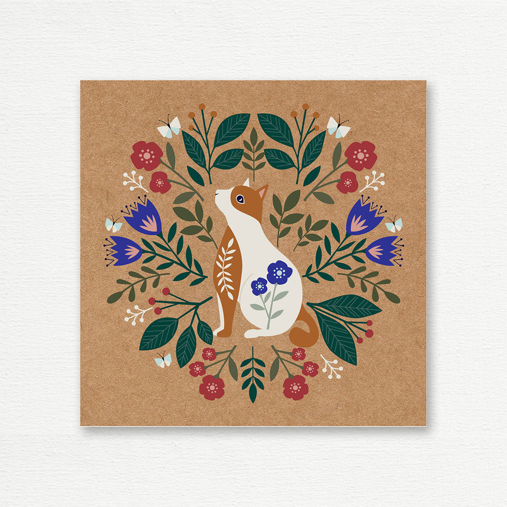 EVERYDAY CARD <br> Meadow Blue Cat