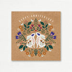 ANNIVERSARY CARD <br> Happy Anniversary Rabbit Pair