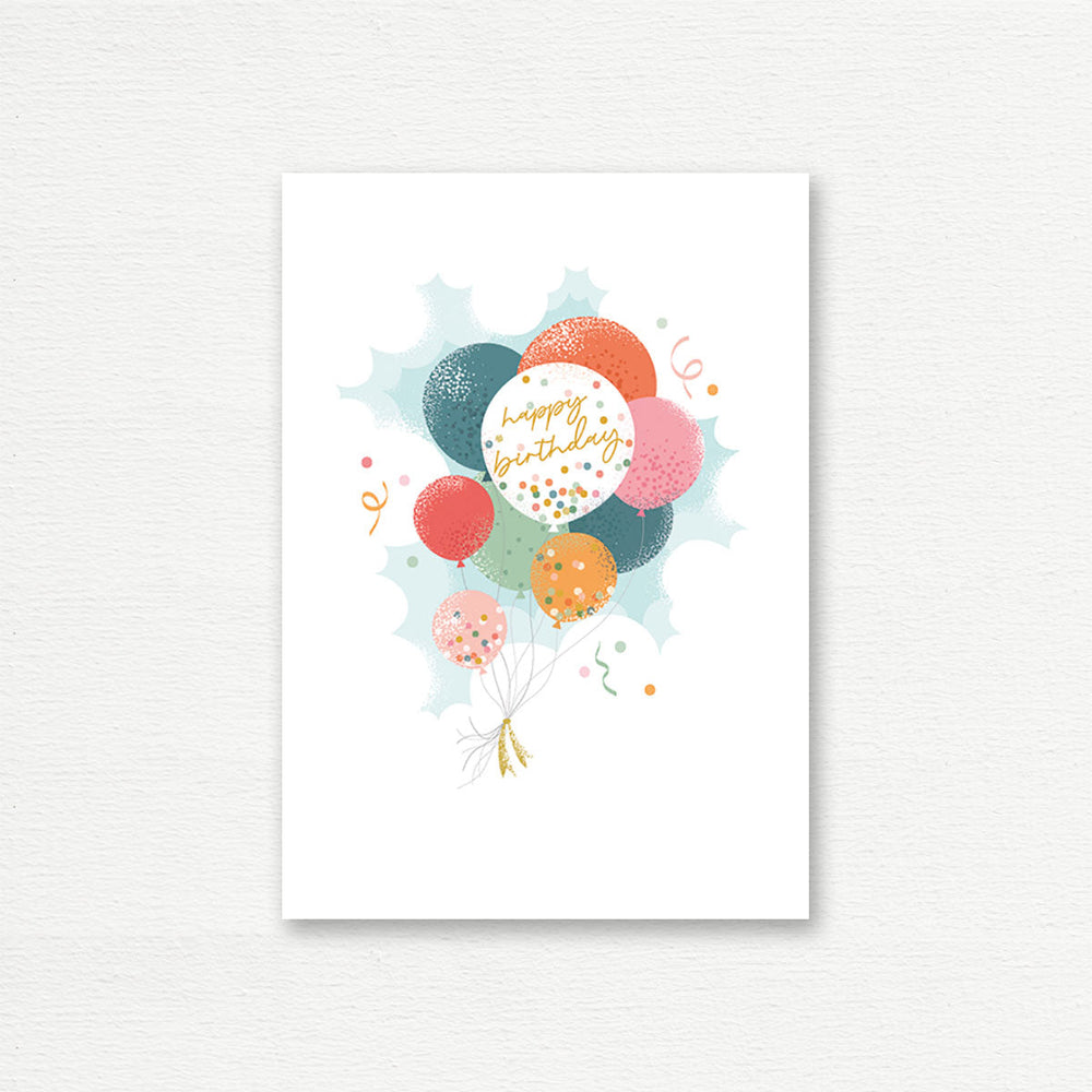 BIRTHDAY CARD <br> Happy Birthday Balloons