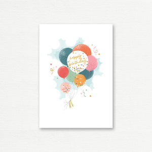 BIRTHDAY CARD <br> Happy Birthday Balloons
