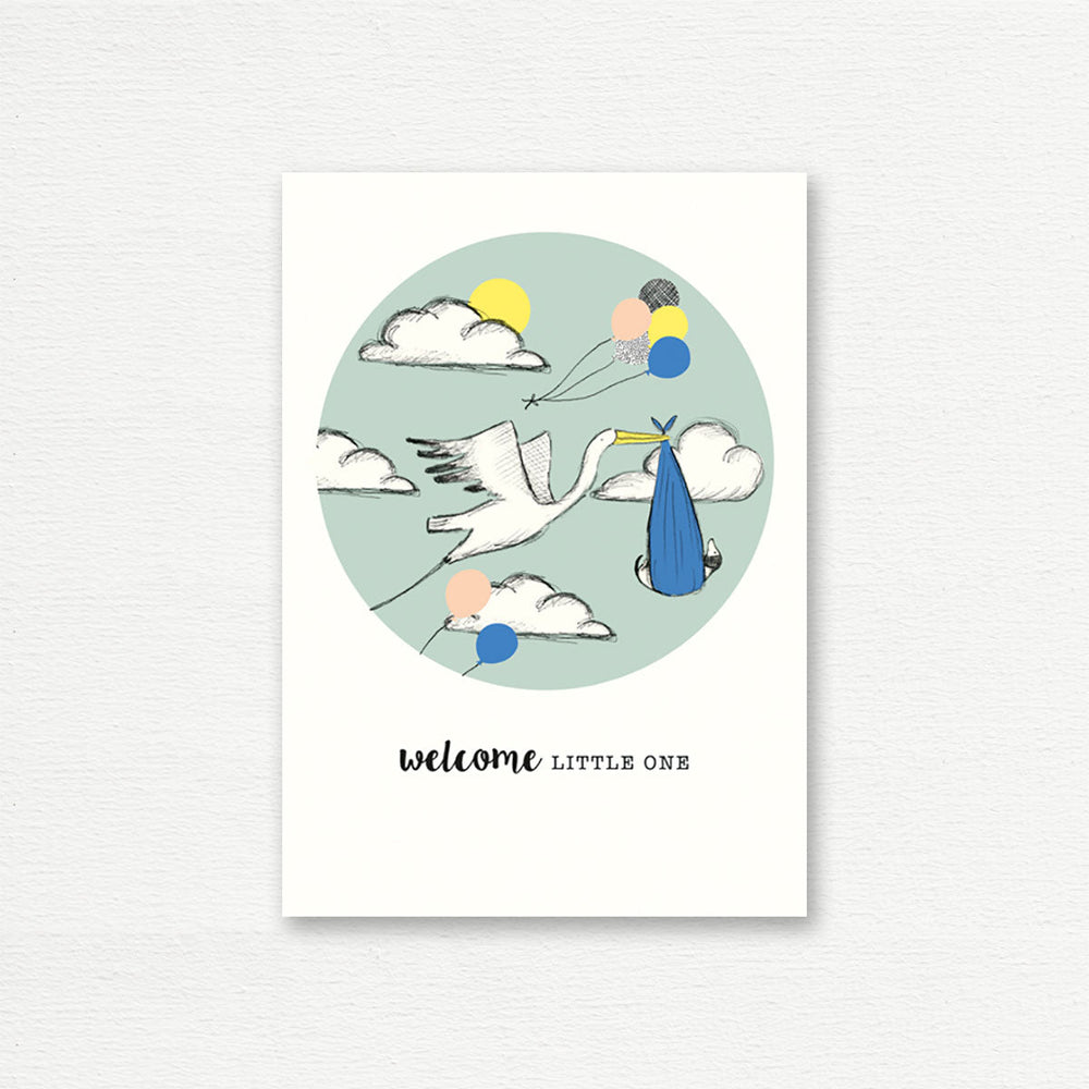 NEW BABY CARD <br> Welcome Little One