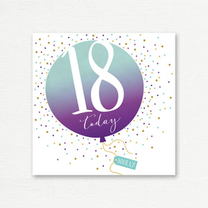 BIRTHDAY CARD <br> Happy Birthday 18 Today!