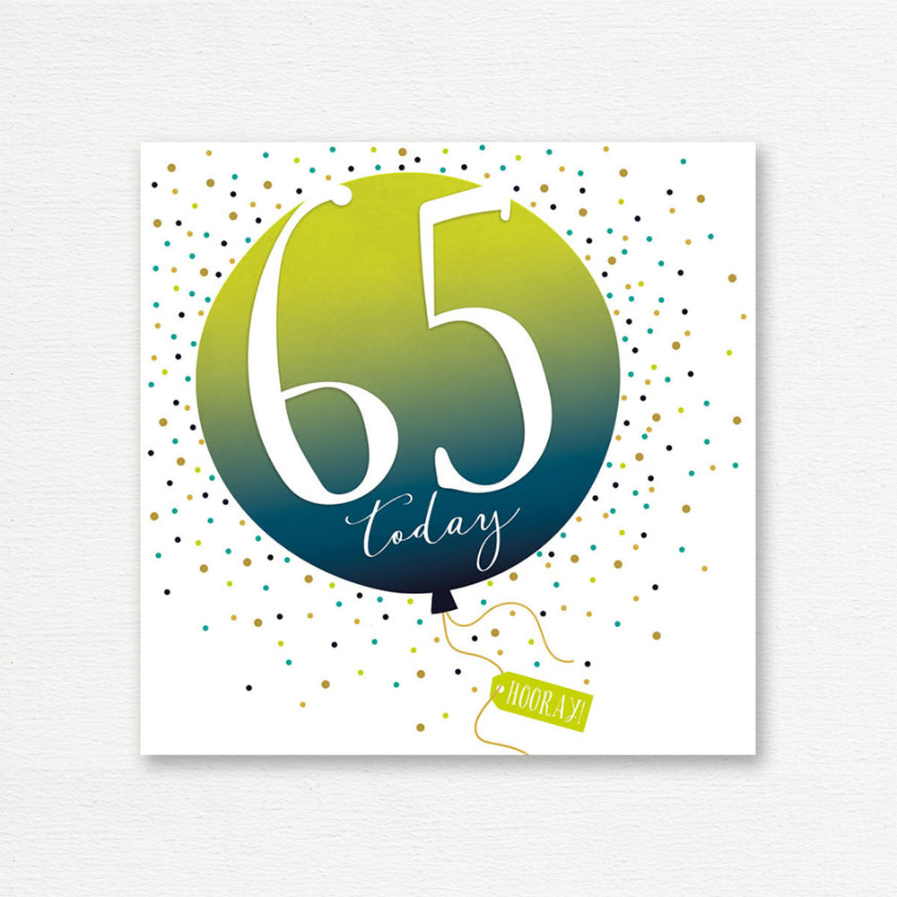 BIRTHDAY CARD <br> Happy Birthday 65 Today!