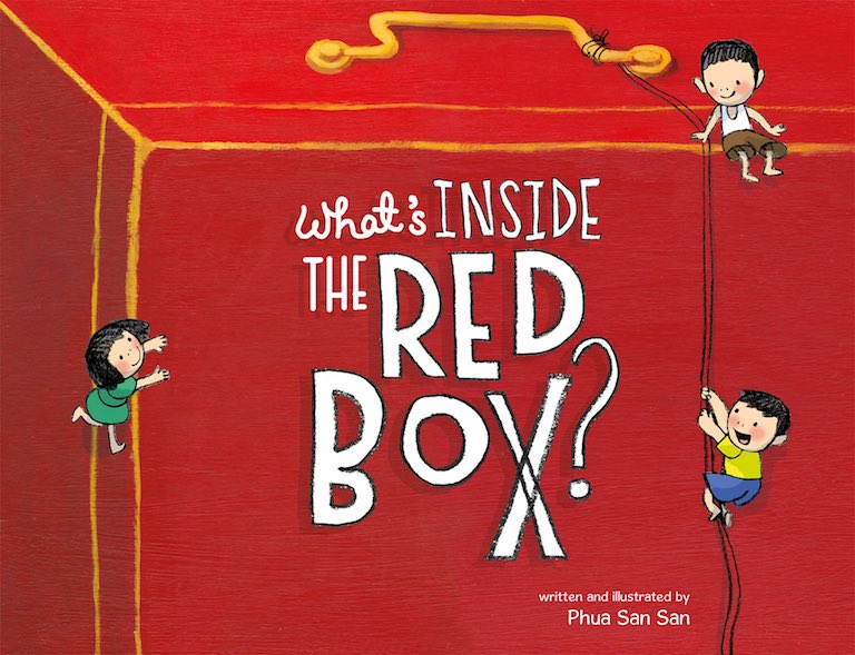 Cover of picture book 'What's Inside the Red Box?' by Phua San San