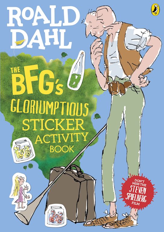 Cover of 'Roald Dahl's The BFG's Gloriumptious Sticker Activity Book'