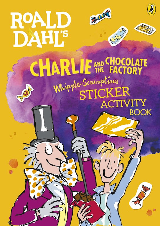 Charlie　Books　Chocolate　Sticker　Illustrated　Activity　(Roald　Factory　Whipple-Scrumptious　Dahl　Book)　Activity　Book　and　Books　the　Picture