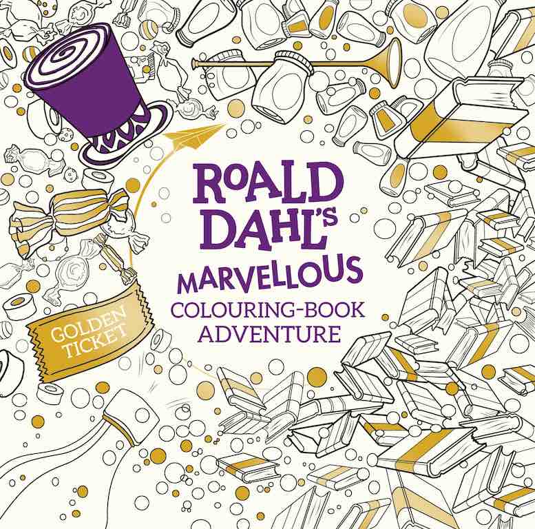 Cover of activity book 'Roald Dahl's Marvellous Colouring Book Adventure'
