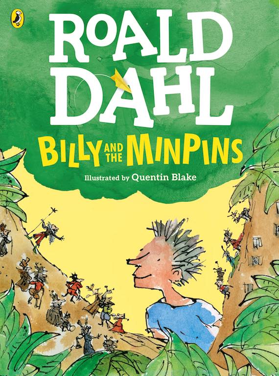 Cover of chapter book 'Billy and the Minpins' by Roald Dahl and Quentin Blake