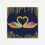 EVERYDAY CARD <br> A Pair of Heart Swans