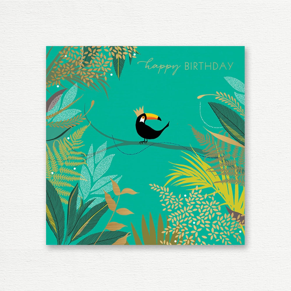 BIRTHDAY CARD <br> Toucan on Tree