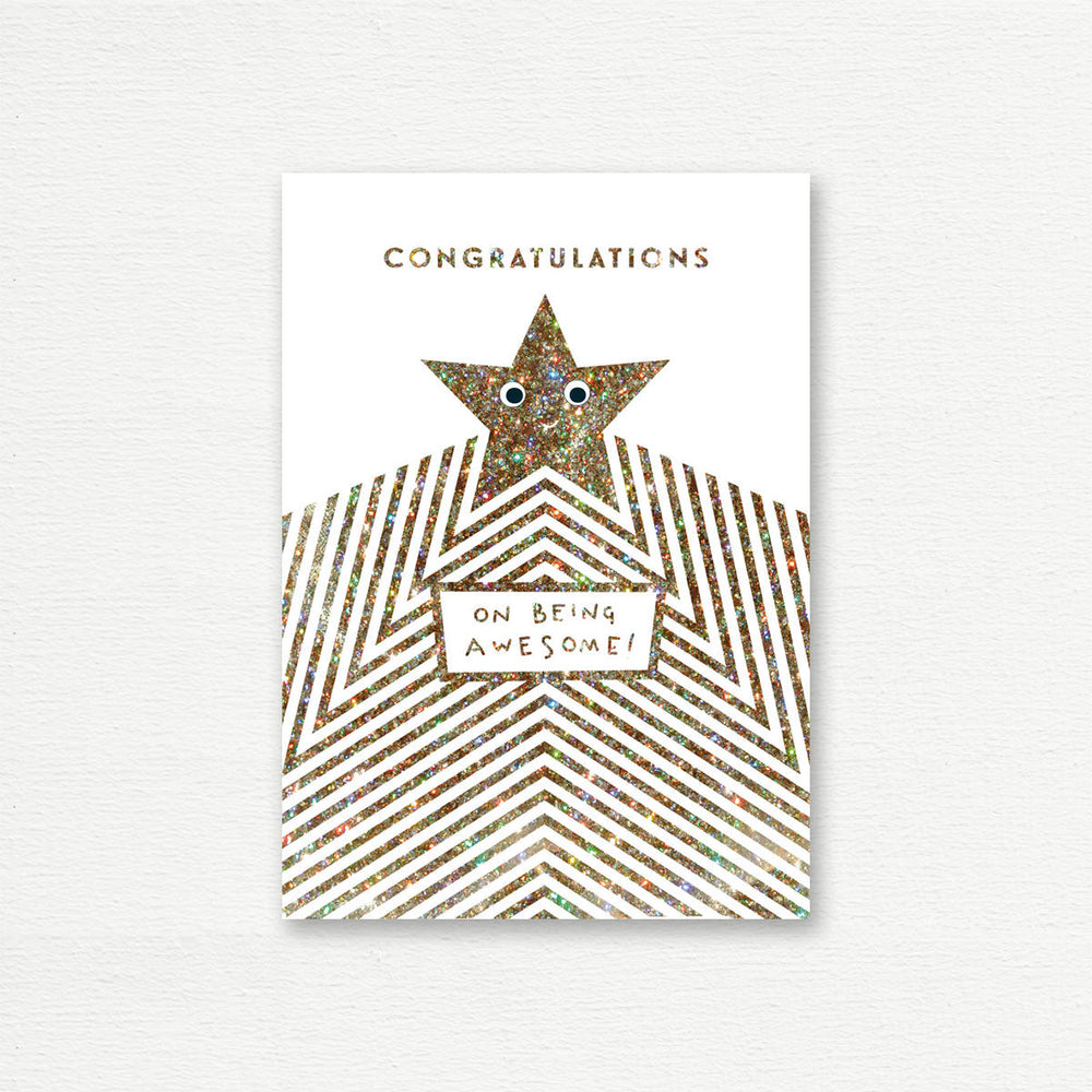 CONGRATULATIONS CARD <br> Congratulations Star!