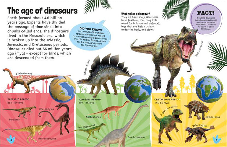 Sticker Encyclopedia Dinosaurs