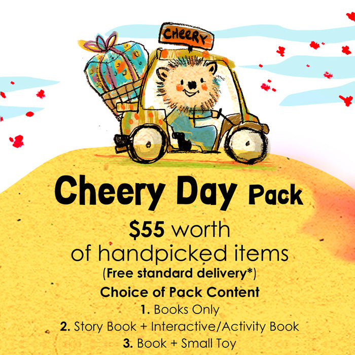 Woods in the Books Sunbeams Surprise Cheery Day Pack illustration by Moof