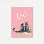 EVERYDAY CARD <br> Hugs Lemurs