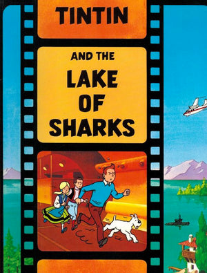 Cover of graphic novel 'Tintin and the Lake of Sharks'