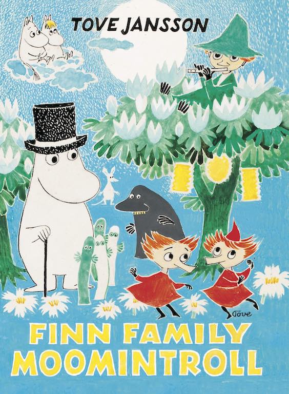 Cover of chapter book 'Finn Family Moomintroll' by Tove Jansson