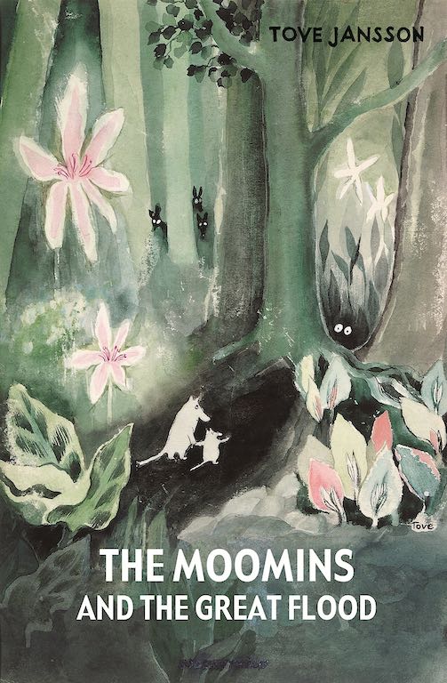 Cover of chapte book 'The Moomins and the Great Flood' by Tove Jansson