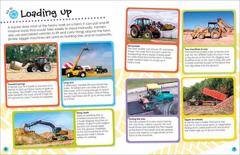 Ultimate Sticker Book Tractor