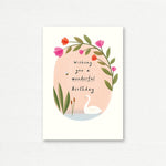 BIRTHDAY CARD <br> Wonderful Birthday Swan