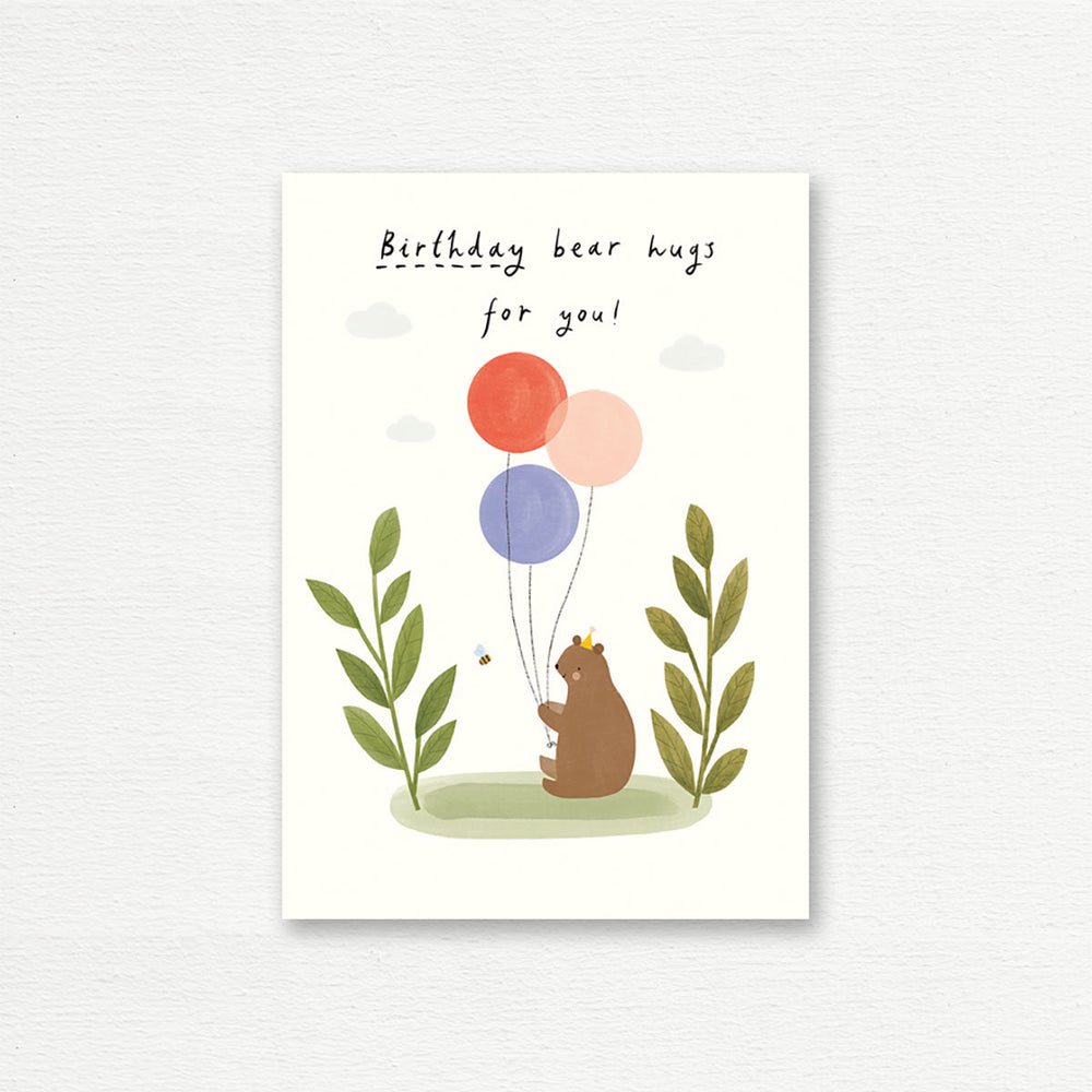 BIRTHDAY CARD <br> Birthday Bear Hugs for You