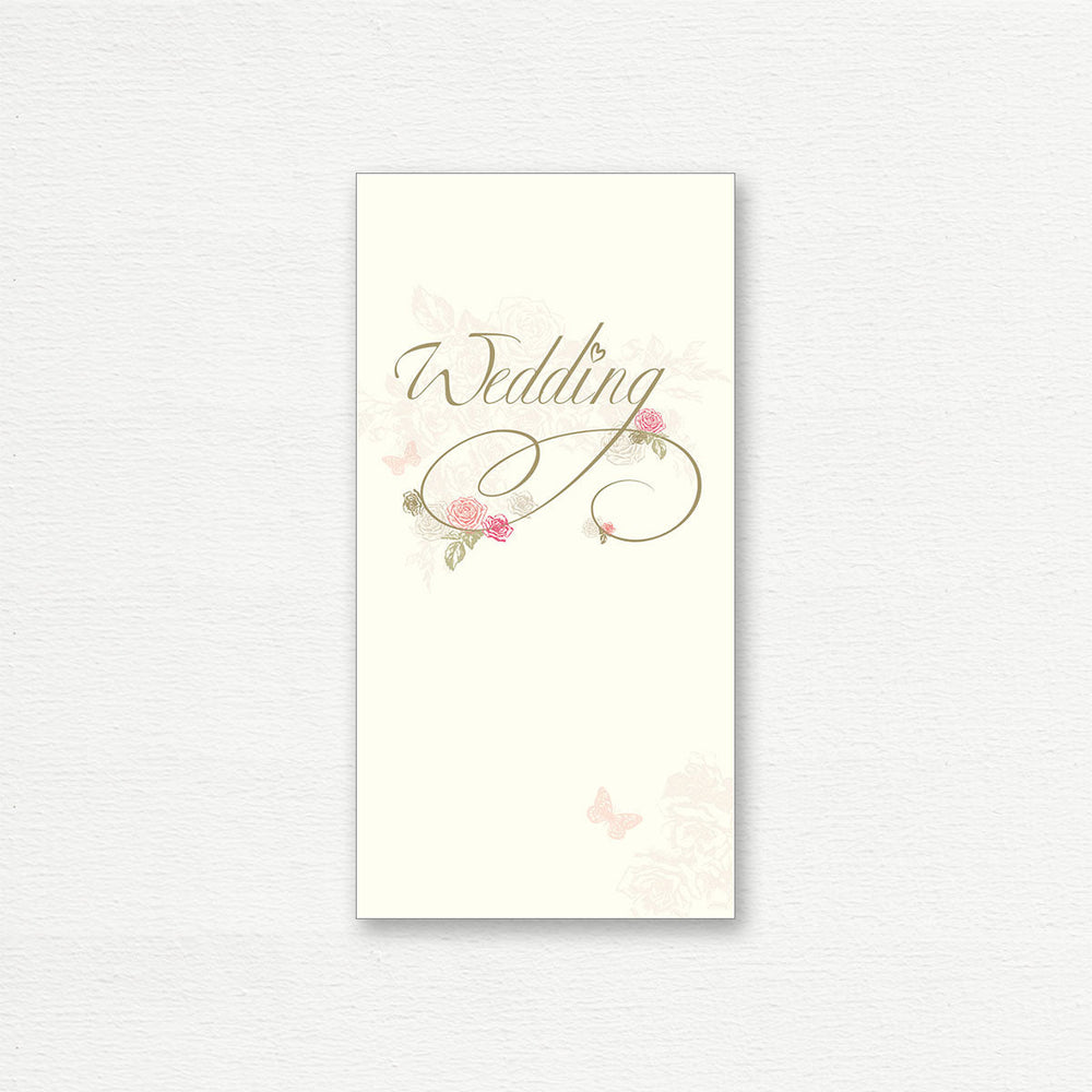 WEDDING CARD <br> WISH WALLET <br> Wedding Roses