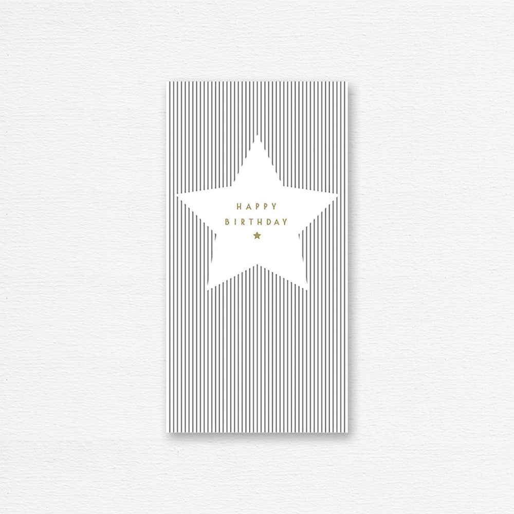 BIRTHDAY CARD <br> WISH WALLET <br> Happy Birthday Star